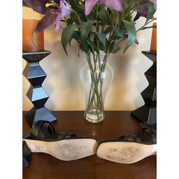 BCBG Generation “Erica Smooth” Strappy Black Sandals – Size 8 - Picture 4 of 6